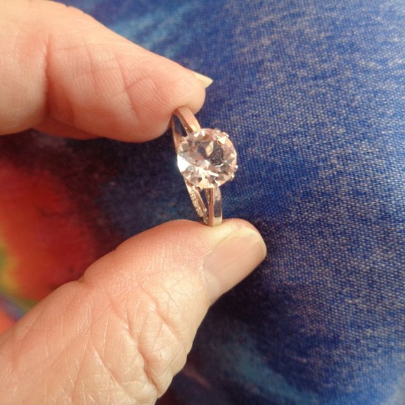 Joseph Esposito Jewelry - ESPO Joseph Esposito Sterling Silver White Sapphire Solitaire